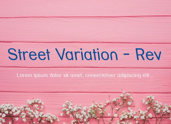 Street Variation - Rev example